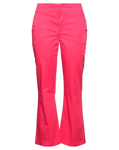 EUROPEAN CULTURE Casual pants Fuchsia 94% Cotton, 6% Elastane