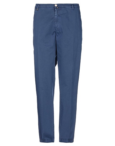 BARBATI Casual trouser Blue 98% Cotton, 2% Elastane