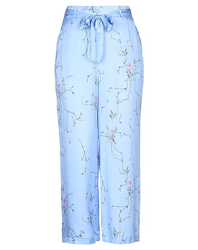 MANILA GRACE Pantalone Celeste 100% Viscosa