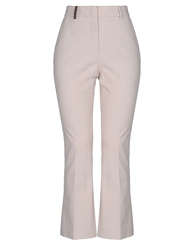 PESERICO Casual trouser Beige 95% Cotton, 5% Elastane