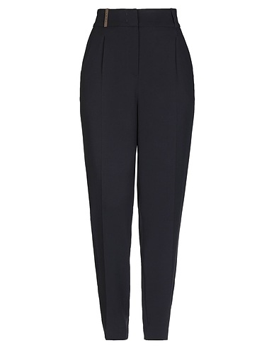 PESERICO Casual trouser Midnight blue 96% Viscose, 4% Elastane