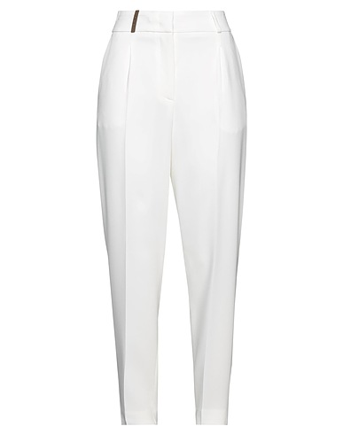 PESERICO パンツ ホワイト レーヨン 96% / ポリウレタン 4%