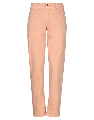 MICHAEL COAL Casual trouser Camel 98% Cotton, 2% Elastane
