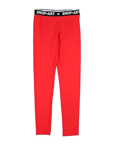 SHOPART Leggings Red 90% Cotton, 10% Elastane