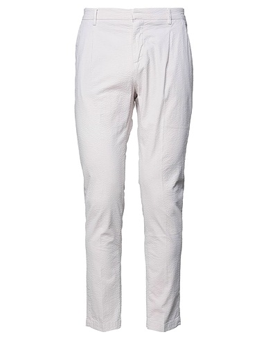 YAN SIMMON Casual trouser Light grey 97% Cotton, 3% Elastane