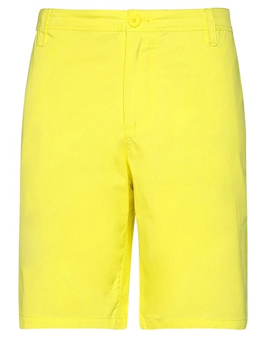 ARMANI EXCHANGE Shorts & Bermuda Yellow 98% Cotton, 2% Elastane