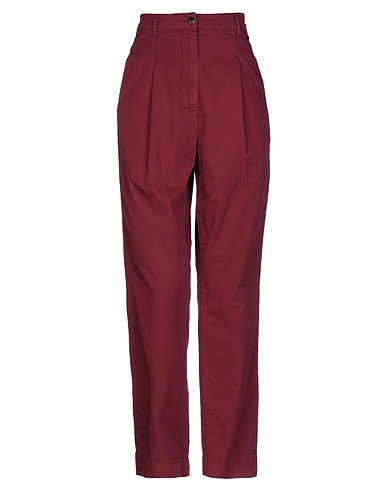 KAOS JEANS Casual trouser Burgundy 100% Cotton