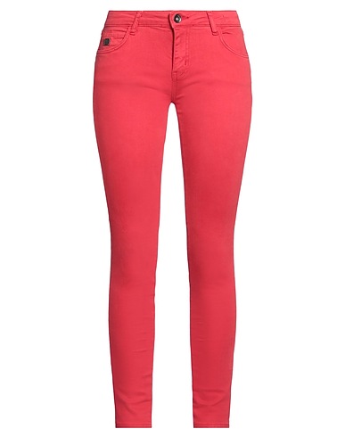!M?ERFECT Casual trouser Red 98% Cotton, 2% Elastane