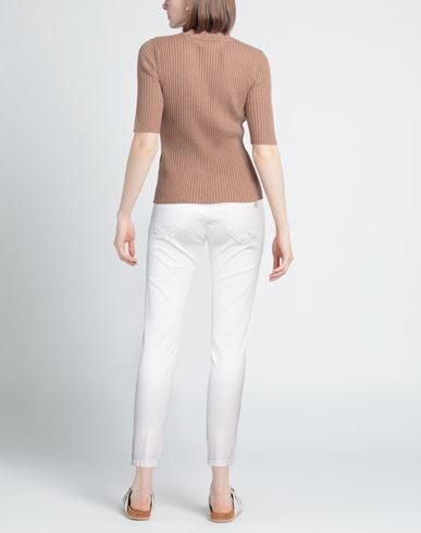 !m?erfect Woman Pants White Size 30 Cotton, Elastane In White