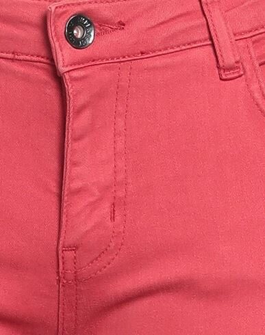 !m?erfect Woman Pants Red Size 26 Cotton, Elastane In Red