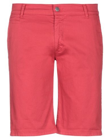 Daniele Alessandrini Homme Man Shorts & Bermuda Shorts Red Size 30 Cotton, Lyocell