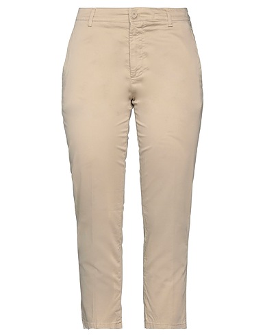 DONDUP Casual pants Beige 97% Cotton, 3% Elastane