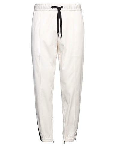 DOLCE&GABBANA Casual pants White 98% Cotton, 2% Elastane, Polyurethane