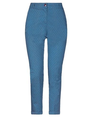 MANILA GRACE Hosen Taubenblau 97% Baumwolle, 3% Elastan