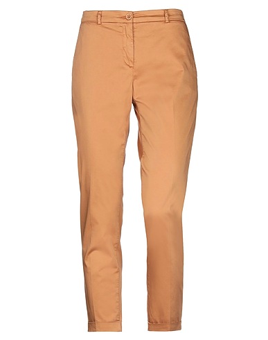 19.70 NINETEEN SEVENTY Casual pants Camel 96% Cotton, 4% Elastane