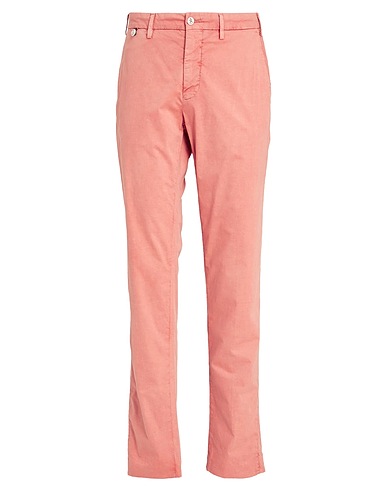 MASON'S Casual trouser Salmon pink 97% Cotton, 3% Elastane