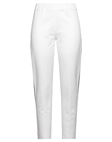 D.EXTERIOR Hosen Weiß 58% Baumwolle, 37% Polyester, 5% Elastan