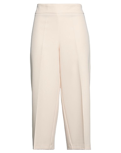 TWENTY EASY by KAOS Casual trouser Cream 88% Polyester, 12% Elastane