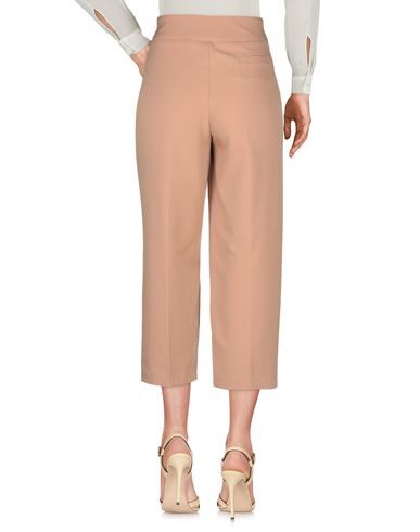 Shop Twenty Easy By Kaos Woman Pants Camel Size 10 Polyester, Elastane In Beige