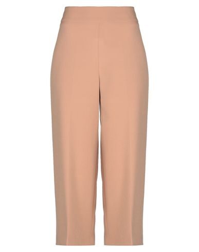 Twenty Easy By Kaos Cropped Pants In Beige