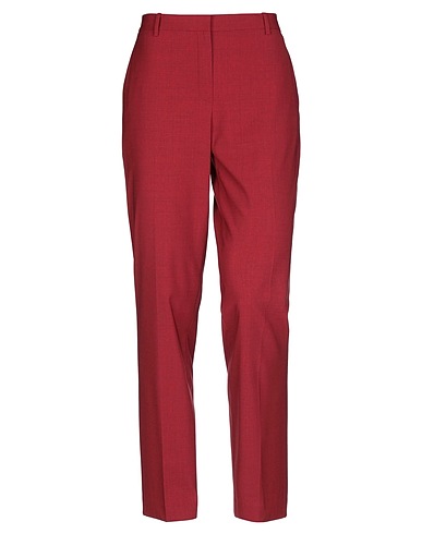 THEORY Casual trouser Brick red 96% Virgin Wool, 4% Elastane