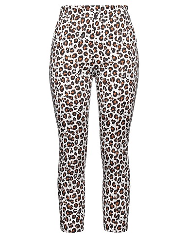 SE-TA Rosy Iacovone Casual trouser White 97% Cotton, 3% Elastane