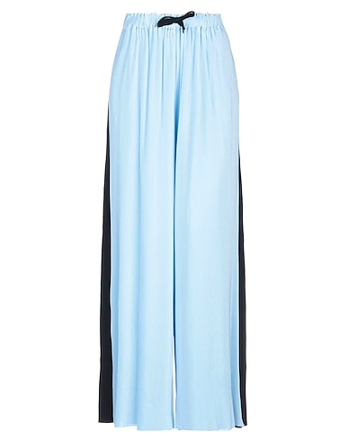 ROLAND MOURET Casual trouser Sky blue 100% Polyester, Viscose, Acetate, Elastane