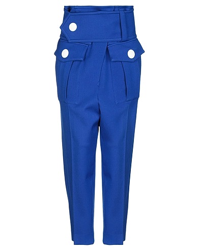 MARNI Casual pants Bright blue 92% Wool, 6% Polyamide, 2% Elastane