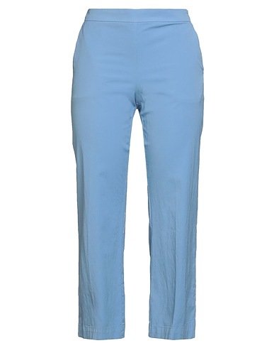 MALÌPARMI Casual pants Light blue 97% Cotton, 3% Elastane