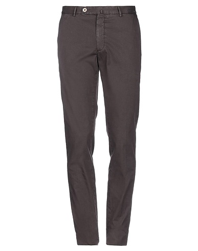 GTA IL PANTALONE Casual trouser Chocolate brown 98% Cotton, 2% Elastane
