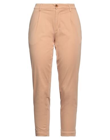 Shop Bonheur Woman Pants Sand Size 28 Cotton, Elastane In Beige