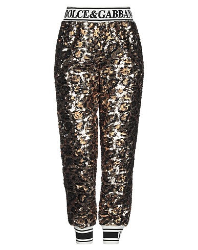 DOLCE&GABBANA Casual pants Black 94% Polyester, 6% Silk, Elastane