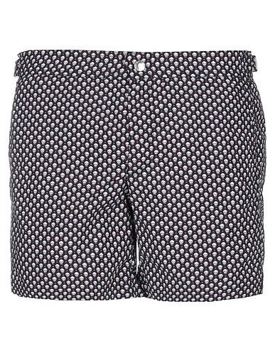 MCQUEEN Shorts & Bermuda Midnight blue 100% Polyamide, Polyester