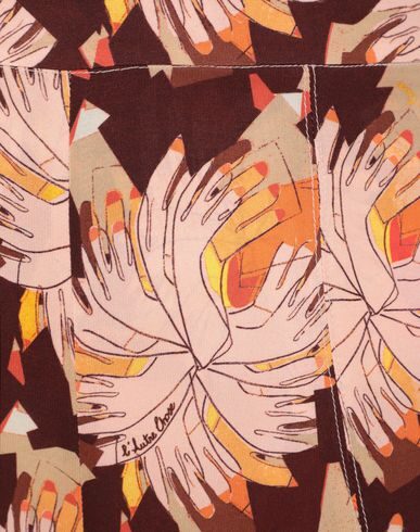 L'autre Chose Printed Palazzo Pants In Brown