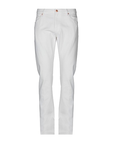 PT Torino Casual pants White 98% Cotton, 2% Elastane