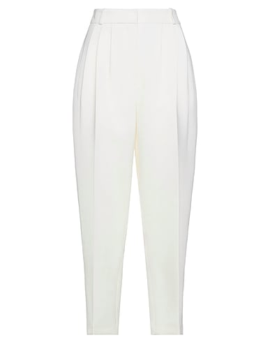 MCQUEEN Hosen Elfenbein 63% Wolle, 25% Seide, 12% Polyamid