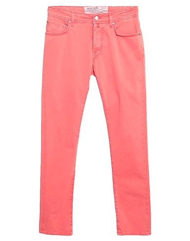 JACOB COHЁN Casual trouser Red 97% Cotton, 3% Elastane