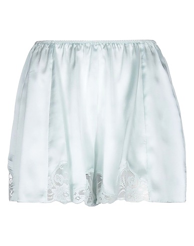 STELLA McCARTNEY Shorts & Bermuda Sky blue 100% Silk, Polyamide, Elastane, Cotton