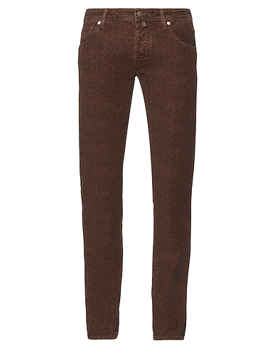 JACOB COHЁN 5-pocket Chocolate brown 99% Cotton, 1% Elastane