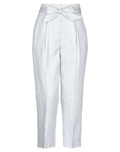SEVENTY VENEZIA Casual trouser Light grey 62% Lyocell, 31% Linen, 4% Polyester, 3% Polyamide