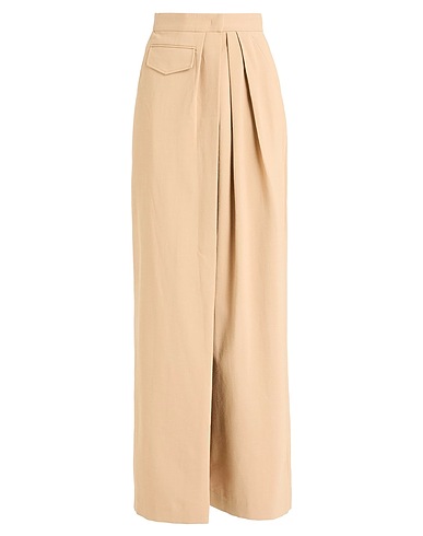 FERRAGAMO Casual trouser Sand 68% Cotton, 32% Silk