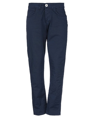 NEILL KATTER Casual pants Midnight blue 97% Cotton, 3% Elastane