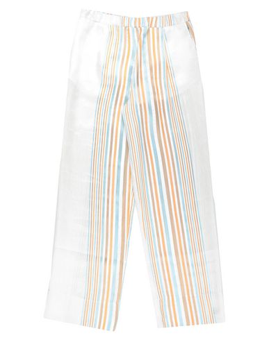 Shop Roberto Collina Woman Pants Ivory Size S Viscose, Linen, Silk In White