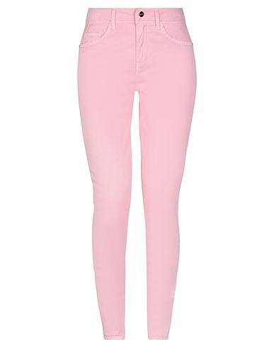 LIU •JO Casual pants Pink 98% Cotton, 2% Elastane