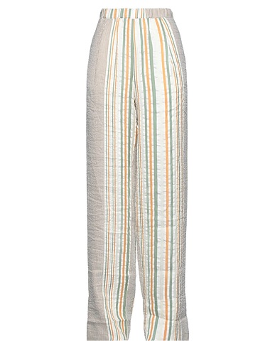 ROBERTO COLLINA Casual trouser Beige 58% Viscose, 28% Linen, 14% Silk