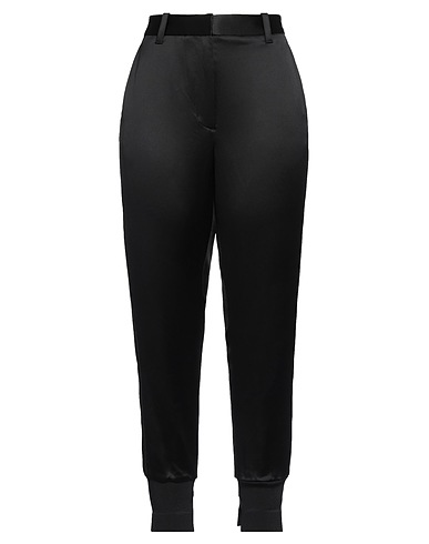 3.1 PHILLIP LIM Casual trouser Black 73% Acetate, 27% Viscose, Polyamide, Elastane