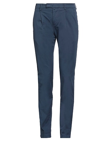 BRIGLIA 1949 Casual trouser Navy blue 97% Cotton, 3% Elastane