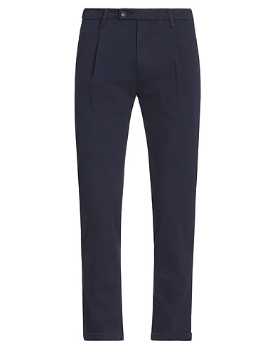 MICHAEL COAL Casual trouser Midnight blue 98% Cotton, 2% Elastane