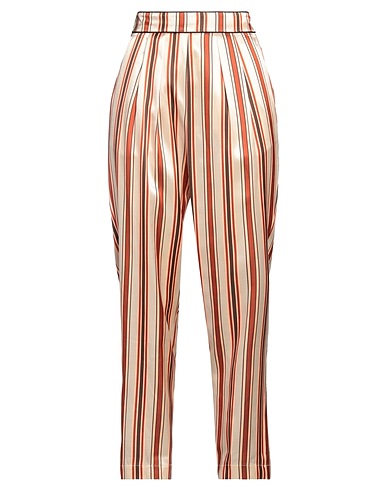 MOMONÍ Casual trouser Beige 64% Acetate, 36% Cotton