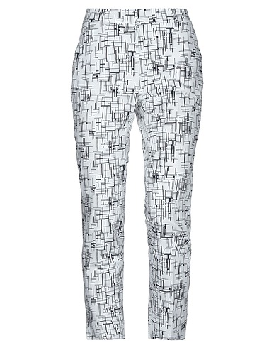 PESERICO Casual trouser White 98% Cotton, 2% Elastane